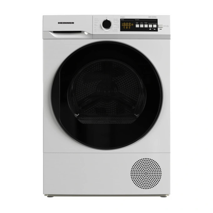 Uscator de rufe cu pompa de caldura HEINNER HHPD-V10T2KA++, 10 kg, 15 programe, Clasa A++, Alb - Imagine 1