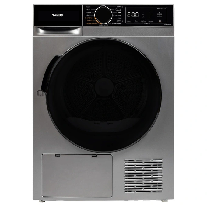 Uscător de rufe cu pompă de căldură Samus SADP-836DS, 8 kg, 15 programe, Igienizare UV - Imagine 1