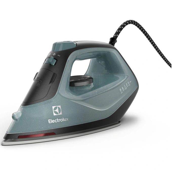 Fier de calcat ELECTROLUX EasyLine E5SI2-6OG, 2400W, 26g/min, Verde/Negru - Imagine 1