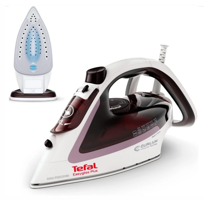 Tefal Fier de calcat TEFAL Express Steam FV5714E0, 2500W, Jet de abur puternic 190 g/min, Jet de abur variabil 45 g/min, 270 ml, Violet - IT-Fashion.ro