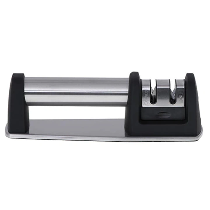 Ascutitor De Cutite, Adler, AD4489, 2 Faze De Ascutire, Carbura De Tungsten Pentru Debrosare, Ceramica Pentru Lustruire, Design Ergonomic, Baza Antiderapanta, Compact Si Eficient, Gri/Negru - Imagine 3