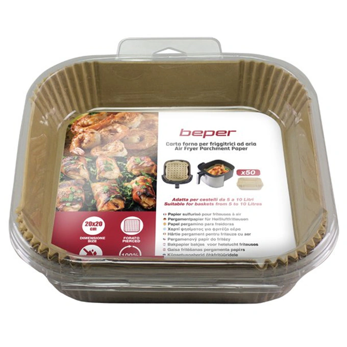 BEPER Hartie pentru friteuza BEPER BP103003, 50 buc, Perforata - IT-Fashion.ro