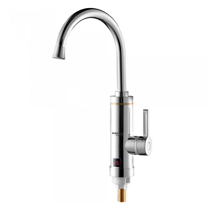Robinet Electric Albatros CRYSTALIN, 3000W, afișaj digital, 2,5 L/min - Imagine 1