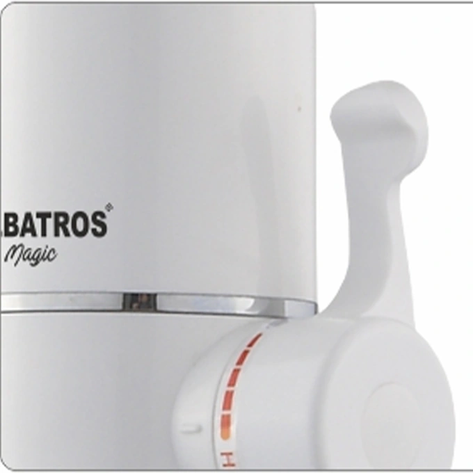 Robinet electric instant Albatros MAGIC, 3000W, 2.5 L/min, rotatie 360°, IPX4, ELCB, alb - Imagine 4