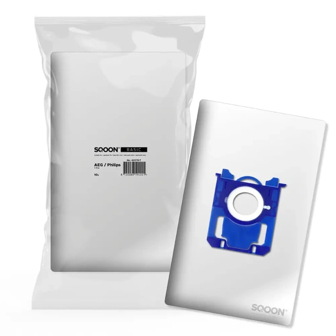 Set 10 saci compatibili S-bag Clasic Long Performance pentru aspiratoare AEG, Electrolux, Philips - Imagine 4