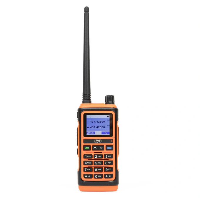 PNI Stație radio portabilă dual band PNI P17UV VHF/UHF 144–146 MHz și 430–440 MHz, 999 canale, 1500 mAh, Scan, Dual Watch, Roger Beep, FM, lanternă - IT-Fashion.ro