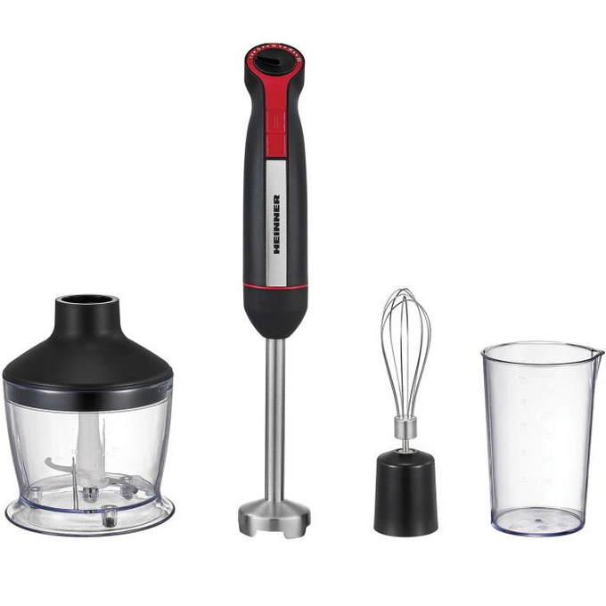 Heinner Mixer vertical HHB-DC1200BKRD, 1200W, 0.5 L / 0.6L, Negru/Argintiu - Imagine 1