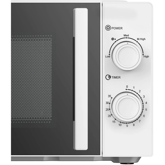 DAEWOO Cuptor cu microunde DAEWOO KOR-6M20W, 20l, 700W, 5 niveluri de putere, Alb - IT-Fashion.ro