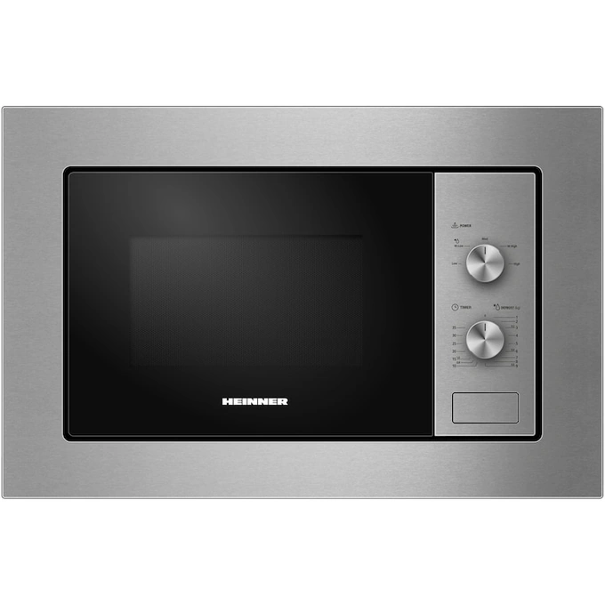 Cuptor cu microunde HEINNER HMW-MDBI20MIX, 20l, 800 W, Inox - Imagine 1
