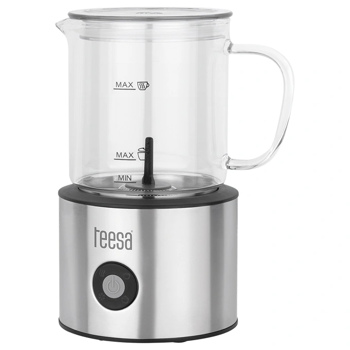 Aparat spumat lapte TEESA Aroma F60, 600W, inox - Imagine 3