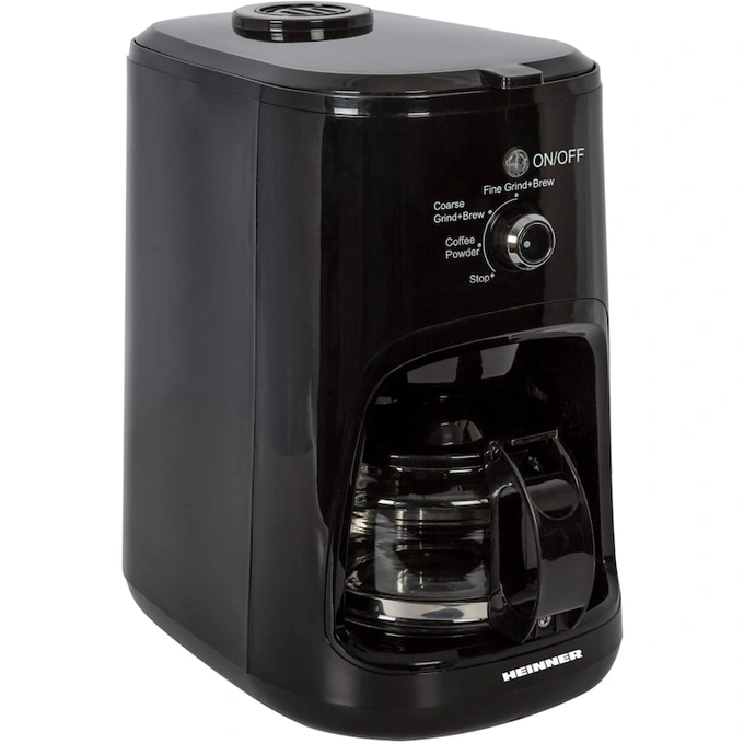 HEINNER Cafetiera HEINNER Grind Control HCM-900RBK, 900W, 0.6L, Black - IT-Fashion.ro