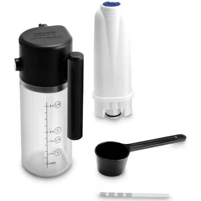 Espressor automat DE'LONGHI Magnifica Evo ECAM290.61.B, 1450W, 6 tipuri de bauturi, 15 bari, Carafa pentru lapte, Sistem LatteCrema, Rasnita cu 13 setari, Negru - Imagine 5