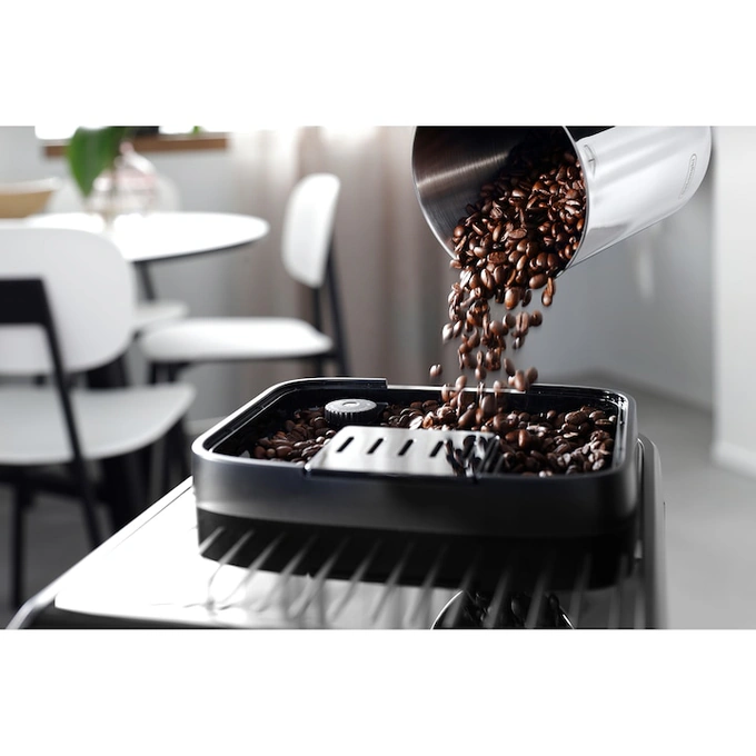 Espressor automat DE'LONGHI Magnifica Evo ECAM290.61.B, 1450W, 6 tipuri de bauturi, 15 bari, Carafa pentru lapte, Sistem LatteCrema, Rasnita cu 13 setari, Negru - Imagine 6