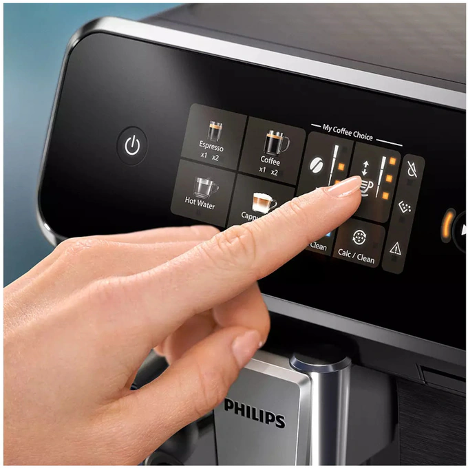 Espressor automat PHILIPS Seria 2300 EP2334/10, 1500W, 15 bar, 1.8L, 2 cesti, Negru - Imagine 4