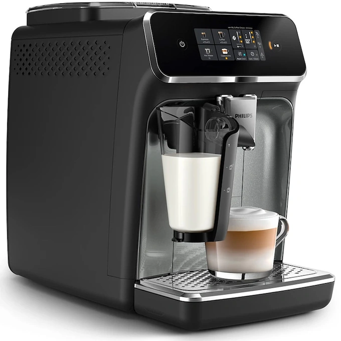 Espressor automat Philips seria 2300 EP2339/40, 1500W, 4 tipuri de bauturi, 3 nivele de intensitate a aromei, capacitate 2 cesti, filtru AquaClean, negru - Imagine 2