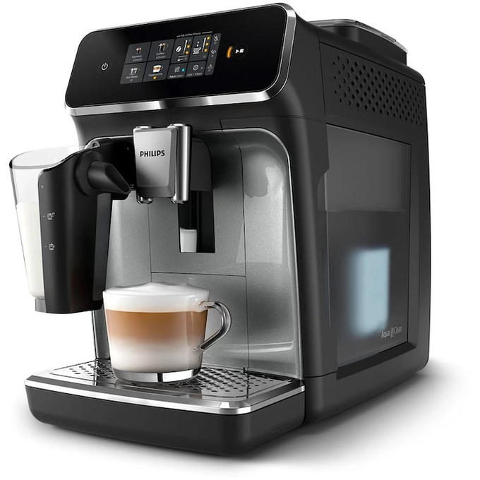 Espressor automat Philips seria 2300 EP2339/40, 1500W, 4 tipuri de bauturi, 3 nivele de intensitate a aromei, capacitate 2 cesti, filtru AquaClean, negru - Imagine 4