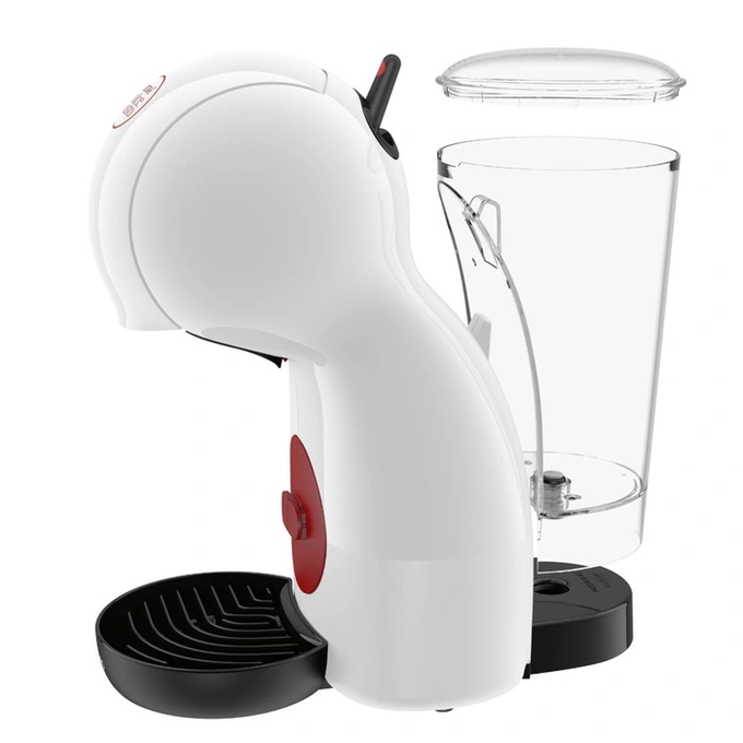Espressor cafea Krups Piccolo XS KP1A3110, cu capsule, 15 bar, 1600 W, capacitate 0.8 litri, functie pentru bauturi calde si reci, alb + rosu - Imagine 3