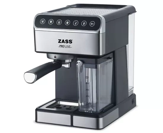 ZASS Espressor manual ZASS ZEM 10 – 16 bar, 1350W, panou touch - IT-Fashion.ro