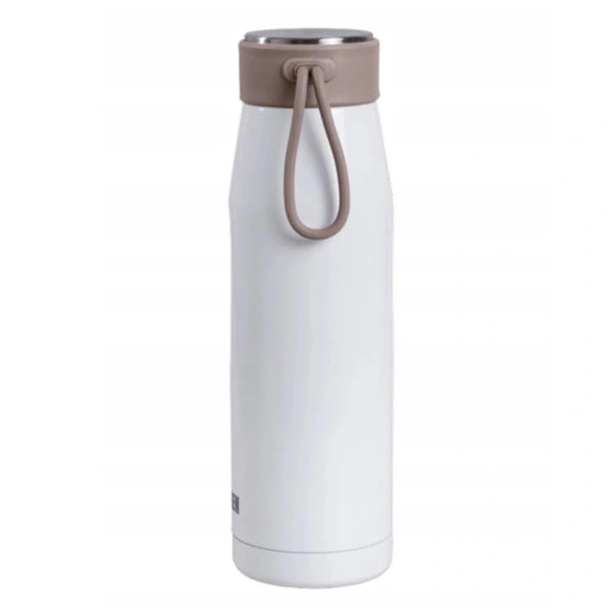 Termos NOVEEN 550 ml cu curea TB301, White - Imagine 3