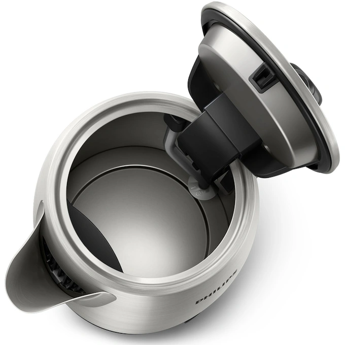 PHILIPS Fierbator electric PHILIPS Viva Collection HD9353/90, 22000W, 1.7l, Argintiu/Negru - IT-Fashion.ro