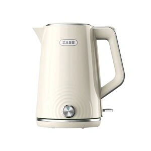 Fierbător electric ZASS ZCK12 1.7L, 2200W, WAVE Cream Edition - Imagine 1