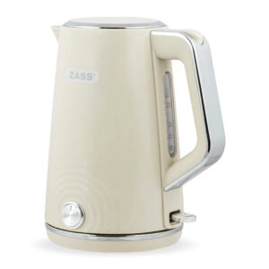 Fierbător electric ZASS ZCK12 1.7L, 2200W, WAVE Cream Edition - Imagine 3