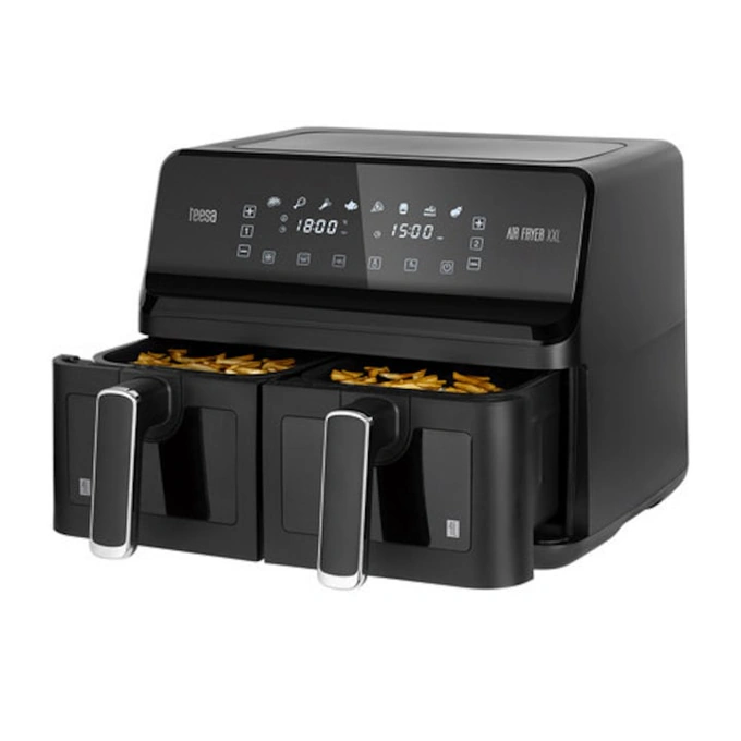 Friteuza Dubla Airfryer 8l 2700w Teesa Air Fryer Dual - Imagine 1