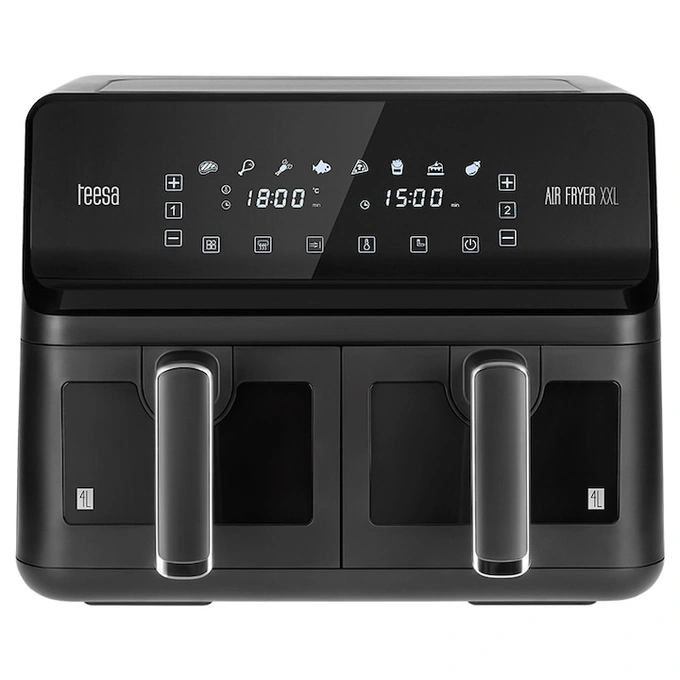 Friteuza Dubla Airfryer 8l 2700w Teesa Air Fryer Dual - Imagine 4