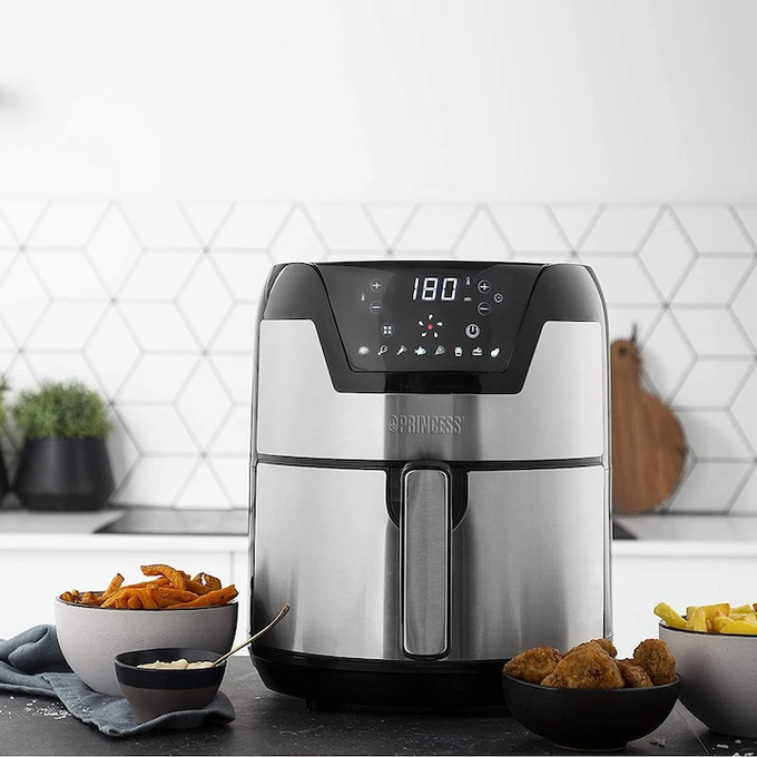 Friteuza fara ulei Aerofryer XXL Princess, 1500W, 4.5 l, Negru/Argintiu - Imagine 10