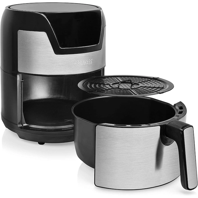 Friteuza fara ulei Aerofryer XXL Princess, 1500W, 4.5 l, Negru/Argintiu - Imagine 3