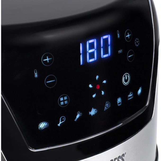 Friteuza fara ulei Aerofryer XXL Princess, 1500W, 4.5 l, Negru/Argintiu - Imagine 4