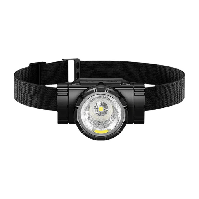 Lanterna de cap SUPERFIRE HL96, 100lm, 2W, autonomie ~2h, IP43, 600 mAh, IP43, microUSB, negru - Imagine 1