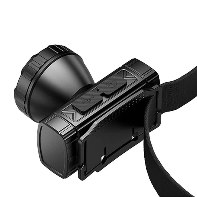 Superfire Lanterna de cap SUPERFIRE HL96, 100lm, 2W, autonomie ~2h, IP43, 600 mAh, IP43, microUSB, negru - IT-Fashion.ro