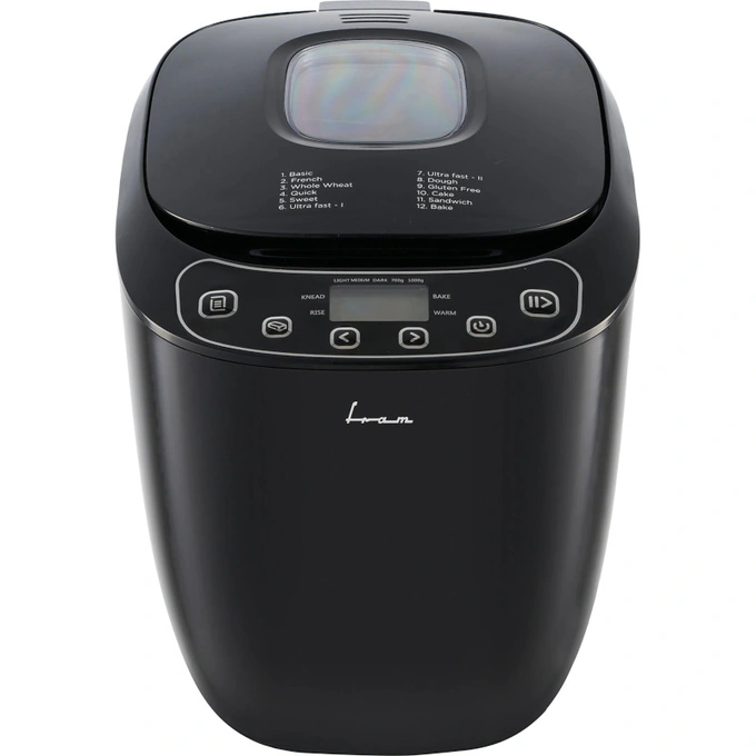 FRAM Masina de paine FRAM FBM-900BK, 550W, 12 programe, 1000g, Negru - IT-Fashion.ro