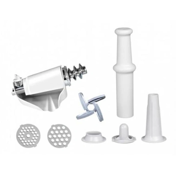 Masina de tocat HEINNER MG-W1200R, 1.5 kg, 1360 W, 3 site de taiere, Alb - Imagine 3