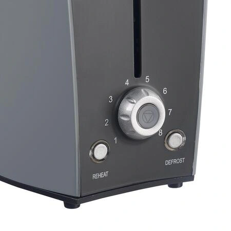 Prajitor de paine Albatros Confort 800 W, 2 Felii, 8 Trepte de Prajire, Termostat Reglabil, Tavita Firimituri, Argintiu - Imagine 4