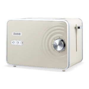 Prajitor de paine ZASS ZST12, 850W, 2 felii, Wave Cream Edition - Imagine 2