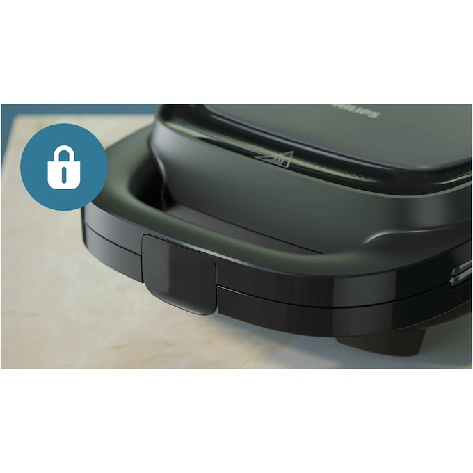Sandwich-maker Philips HD2331/90 Seria 3000, 750W, pentru sandwich-uri triunghi, plite neaderente - Imagine 8