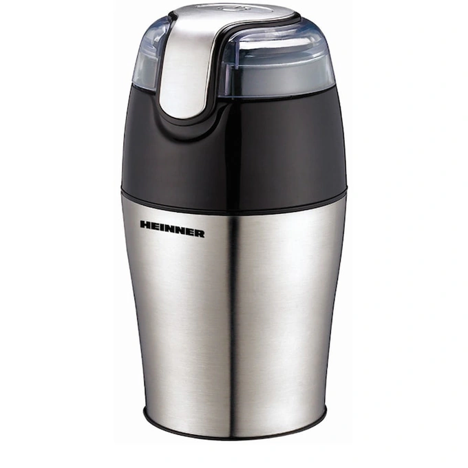 Rasnita de cafea HEINNER HCG-150SS, 150 W, 50g, Inox - Imagine 1