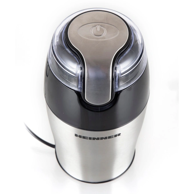 Rasnita de cafea HEINNER HCG-150SS, 150 W, 50g, Inox - Imagine 3