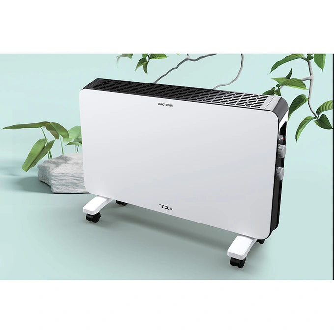 Convector electric Tesla PC301WB, 2000 W, Termostat reglabil cu autoresetare, Protectie supraincalzire, Senzor pentru consum optimizat, Anti-rasturnare, X Shape Aluminum, Alb - Imagine 10