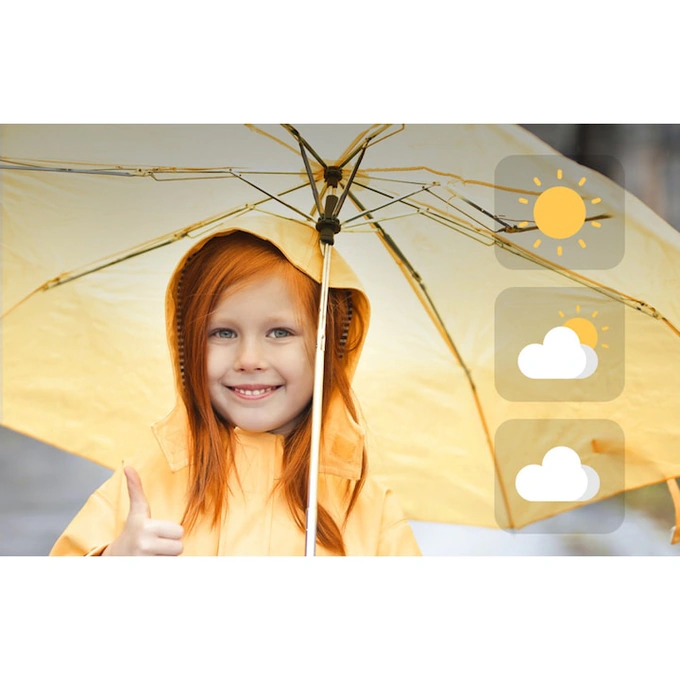 BLITZWOLF Statie meteo inteligenta, BLITZWOLF, BW-WS04, Wi-Fi, 3 canale, Black - IT-Fashion.ro