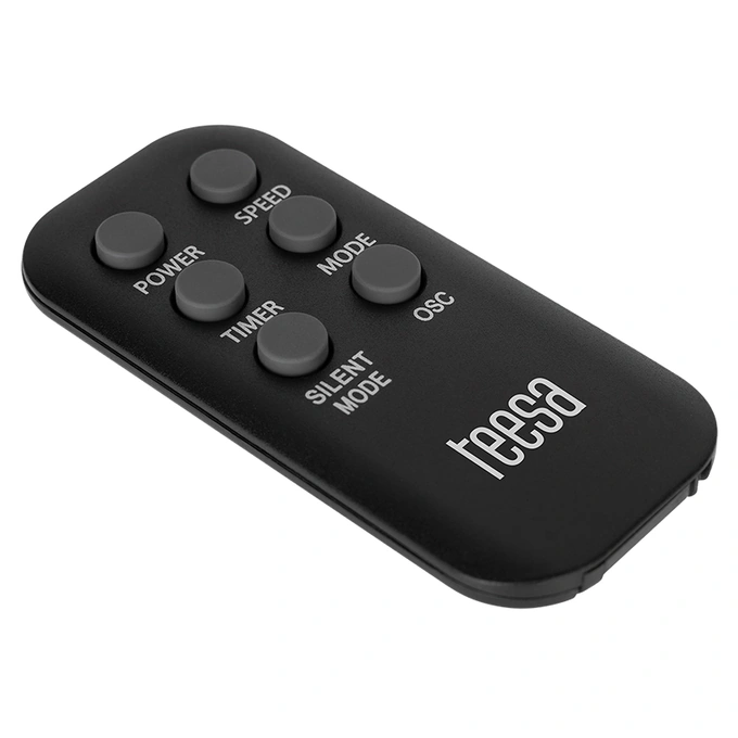 Ventilator turn TEESA TSA8066, 3 viteze, 50W, telecomanda, negru - Imagine 6