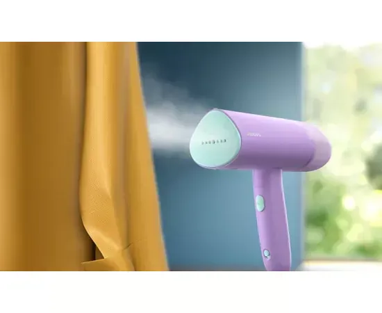 Aparat de călcat vertical cu aburi Philips STH3010/30 Seria 3000, 1000W, 20 g/min, Violet - Imagine 2