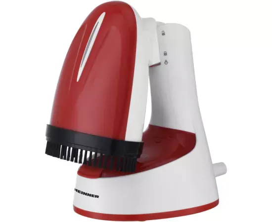 Aparat de călcat vertical HEINNER Charon HGS-1400RD, 1470W, talpă inox, abur continuu, alb/roșu - Imagine 4