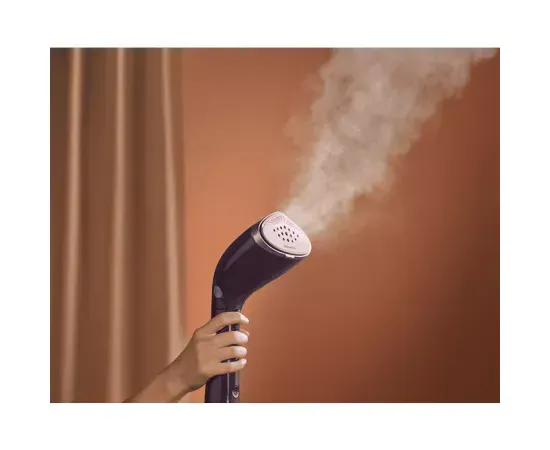 Aparat de călcat vertical portabil Philips Seria 7000 STH7050/30, 1500W, abur 28 g/min, talpă OptimalTEMP, 2 niveluri de abur, rezervor detașabil 100 ml + suplimentar 200 ml - Imagine 5