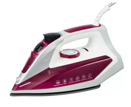 Fier de călcat HEINNER HSI-2200PP, 2000–2400W, talpă ceramică, rezervor detașabil 190 ml, anti-picurare, mov - Imagine 1