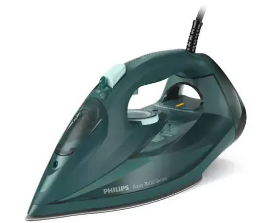 Fier de călcat Philips Azur DST7050/70 cu talpă SteamGlide Elite, 2800W, abur 50 g/min, jet 250 g - Imagine 1