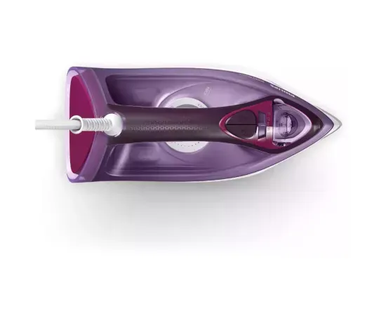 Fier de călcat Philips DST3041/30, 2600W, talpă ceramică, abur 40 g/min, jet 200 g, 300 ml, mov - Imagine 2
