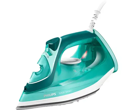 Fier de călcat PHILIPS Seria 3000 DST3030/70, 2400W, talpă ceramică, abur continuu 40 g/min, jet 160 g, rezervor 300 ml, oprire automată - Imagine 1
